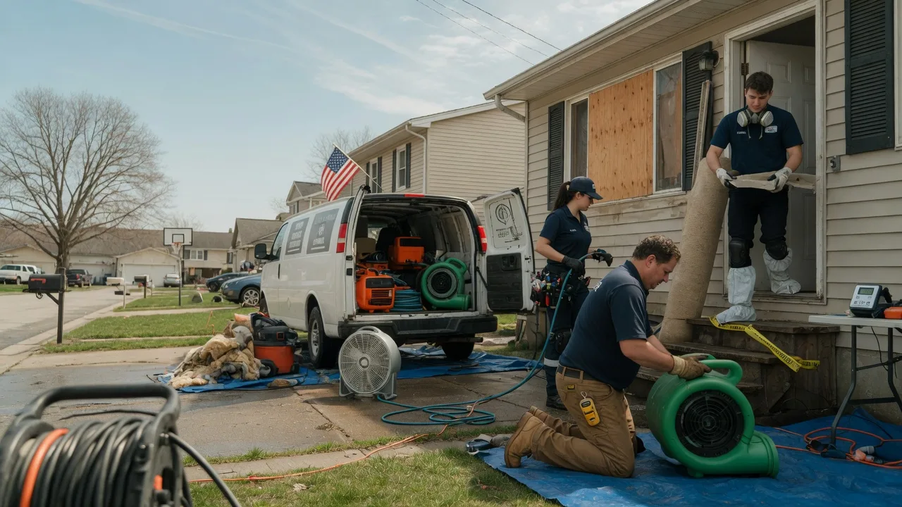 Water Damage Restoration in Waterloo, OH near me